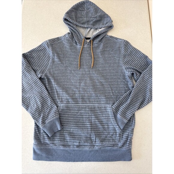 Levi's Other - Levi’s Levi Strauss Co. Men’s Grey Striped Sweatshirt Pullover Hoodie Small